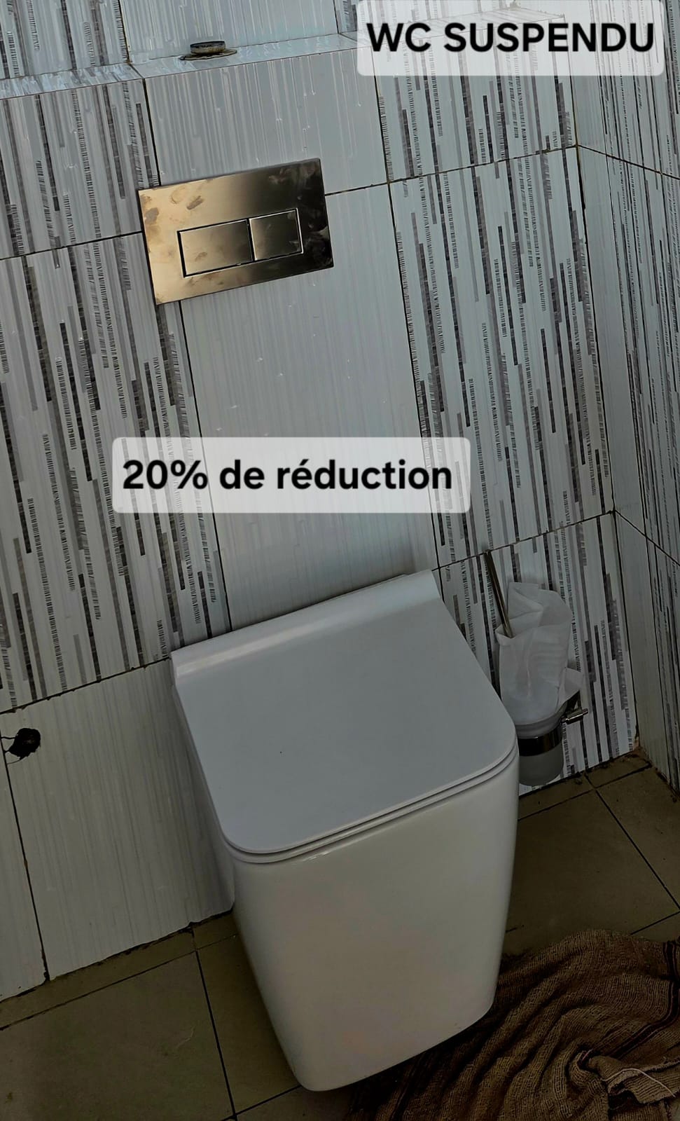 WC suspendu
